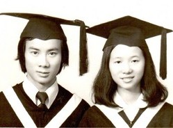 Graduation photo of Professor David Yeung & Stella Yeung 