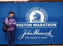 Boston Marathon in 2009.