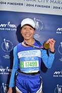 New York Marathon in 2014.