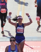 Chicago Marathon in 2015.