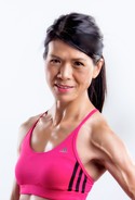 Weight training helps Pauline build the strength of her skeletal muscles.