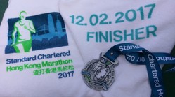 2017 marathon medal from Miranda