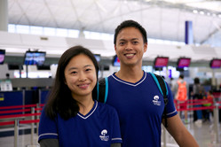 Wing-yin and Dr kan as volunteers