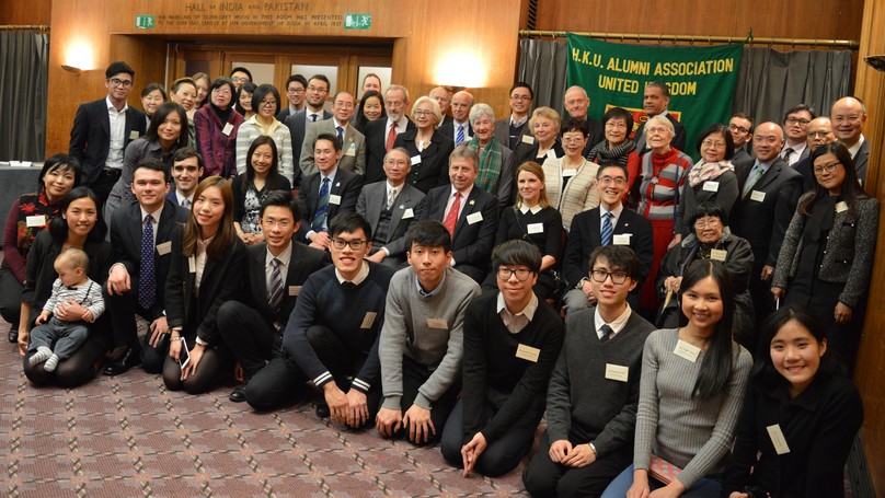 HKU President and a Delegation in London